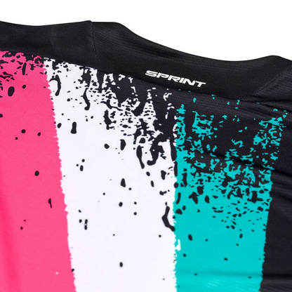 Camiseta TROY LEE DESIGNS SPRINT FULL PULL Mangas Largas Negro