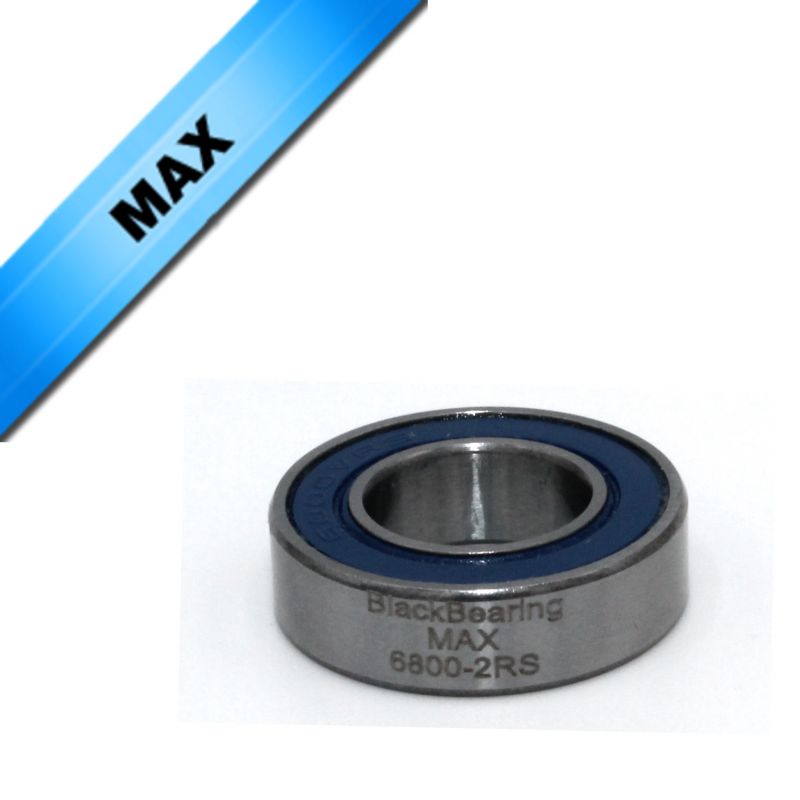 Cojinete BLACK BEARING MAX 61800 2RS 10x19x5 mm