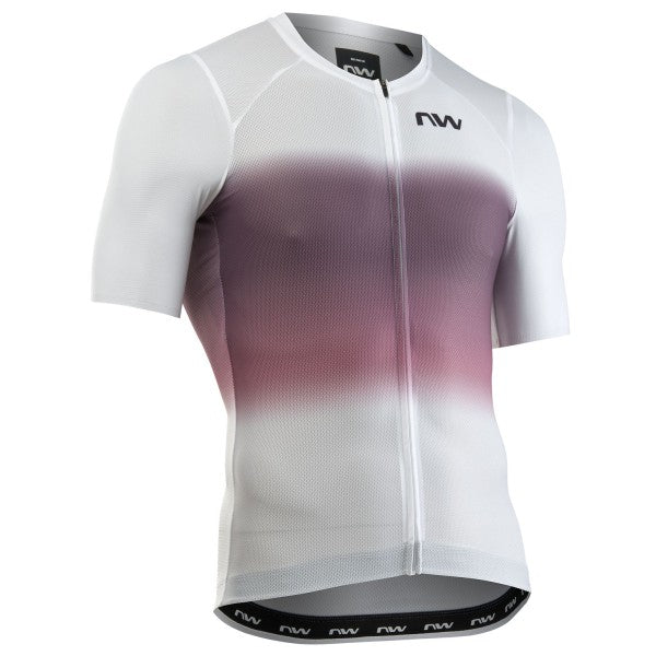 Maillot de manga corta NORTHWAVE BLADE AIR Blanco/Morado