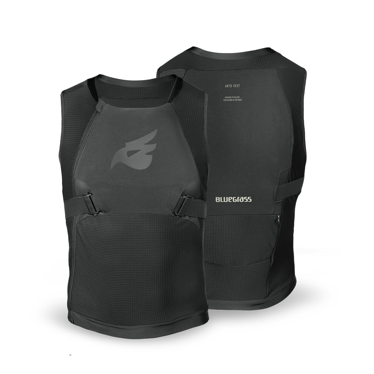 Chaleco de Protección BLUEGRASS ARTO Sin Mangas Negro