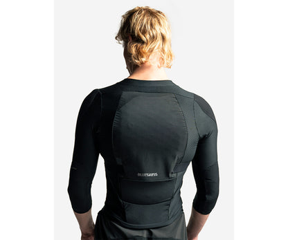 Chaqueta de protección BLUEGRASS ARTO AMOUR negra - espalda