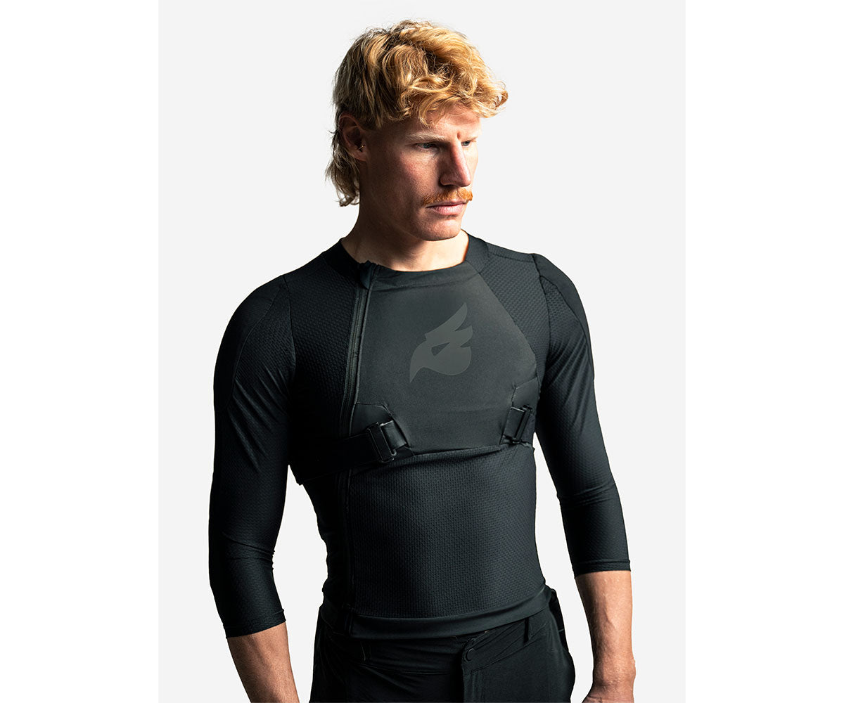 Veste de Protection BLUEGRASS ARTO AMOUR Noir - face