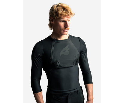 Chaqueta de protección BLUEGRASS ARTO AMOUR negra - frontal