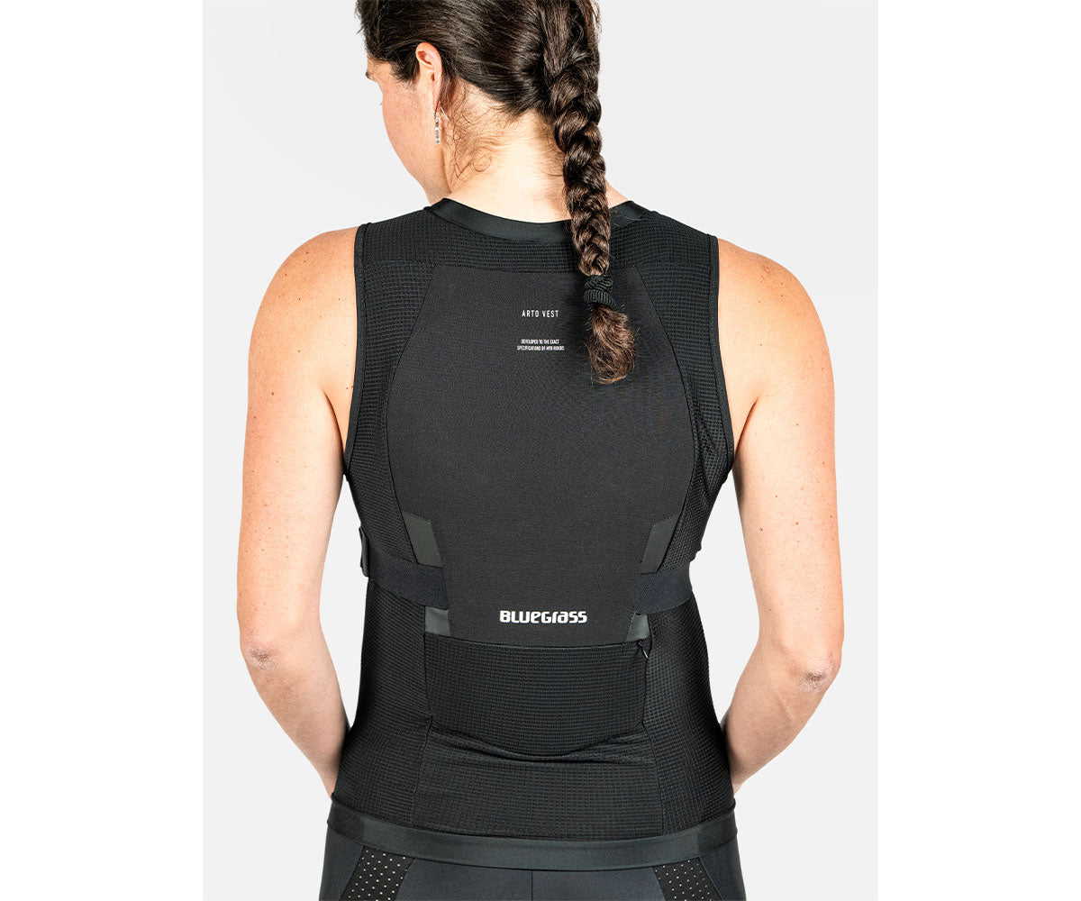 Gilet de Protection BLUEGRASS ARTO Sans Manches Noir - dos