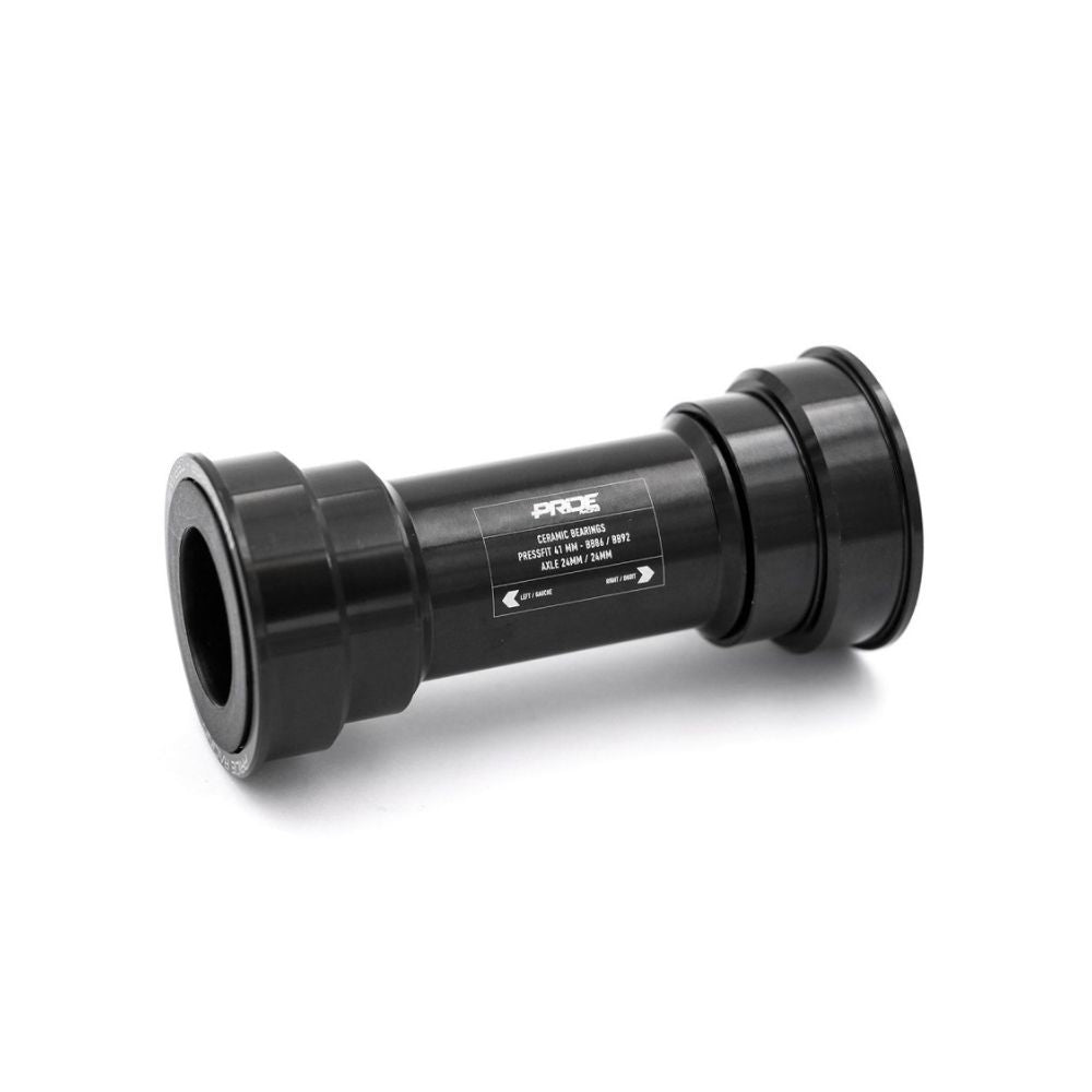 Caja de pedalier PRIDE BB86 Ceramic 24 mm negra