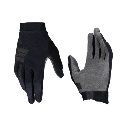 Guantes LEATT MTB 1.0 GRIP R Stealth Negro/Gris