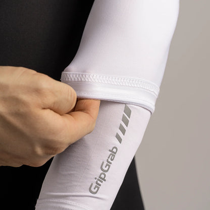 Manguitos GRIPGRAB UPF 50+ UV PROTECT Blanco