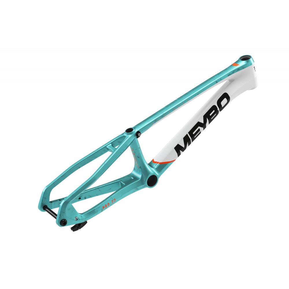 Cuadro MEYBO HSX Carbono 2026 Turquesa/Blanco
