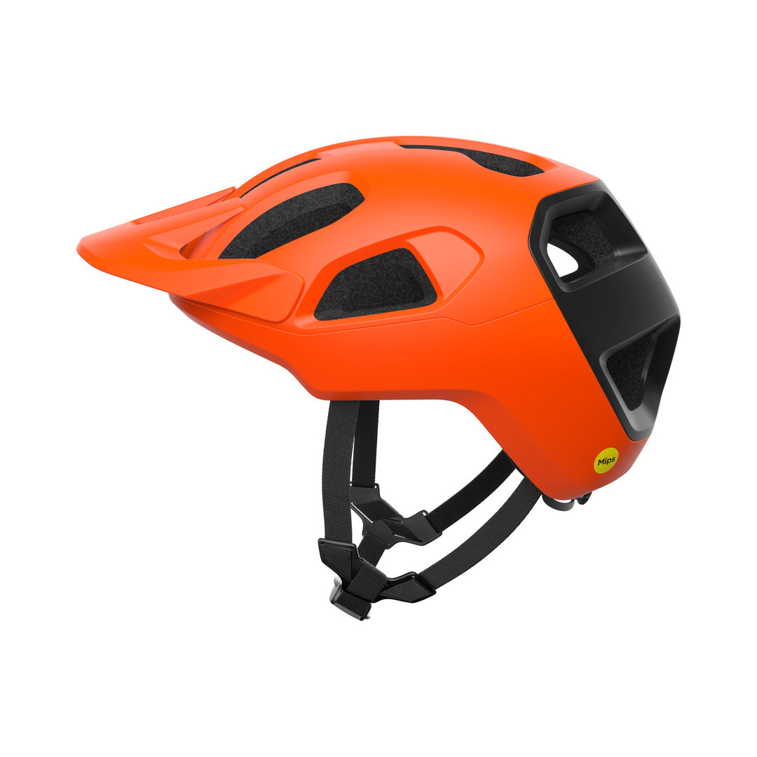 Casco de MTB POC CULARIS naranja/negro mate — vista del producto