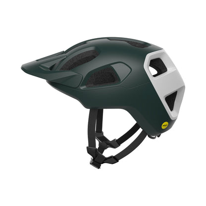 Casco de MTB POC CULARIS verde/blanco mate — vista del producto