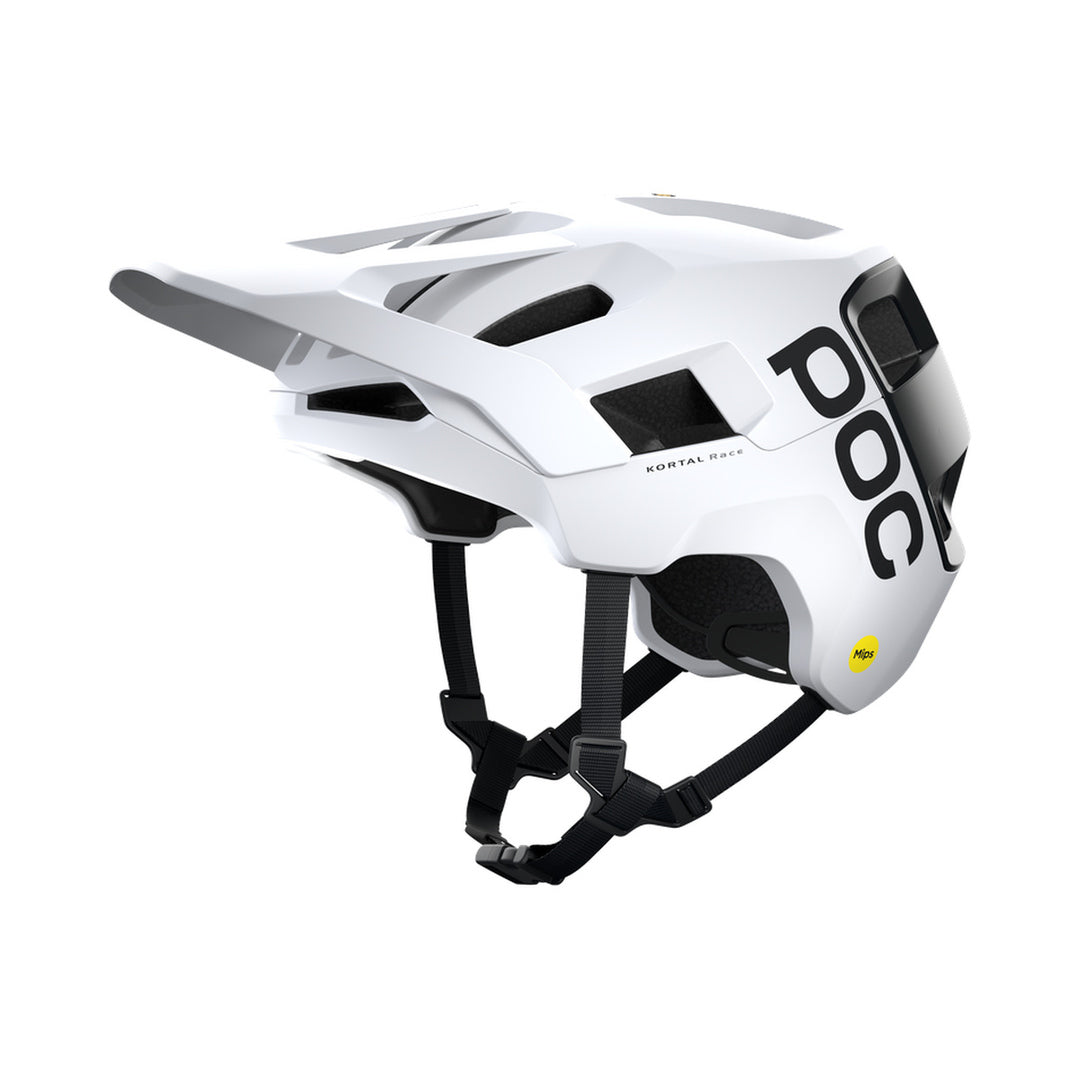 Casco de MTB POC KORTAL RACE MIPS blanco/negro mate — vista del producto