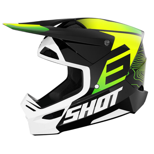 Casco BMX SHOT FURIOUS Apex amarillo neón