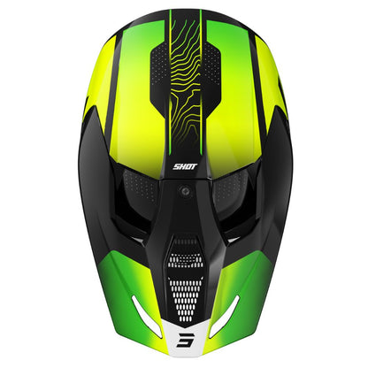 Casco BMX SHOT FURIOUS Apex amarillo neón