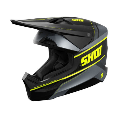 Casco BMX SHOT FURIOUS Dust Neon Yellow Matt