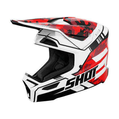 Casco BMX SHOT FURIOUS Junior Flash Red Glossy