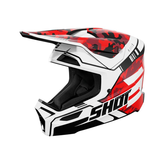 Casco BMX SHOT FURIOUS Junior Flash Red Glossy