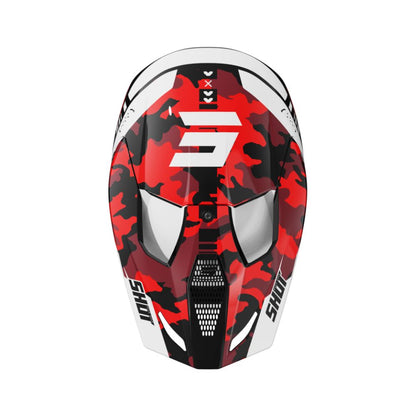 Casco BMX SHOT FURIOUS Junior Flash Red Glossy