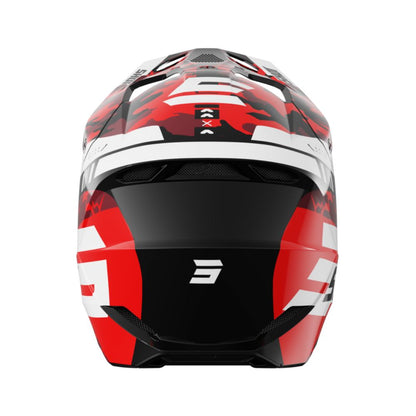 Casco BMX SHOT FURIOUS Junior Flash Red Glossy