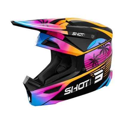 Casco BMX SHOT FURIOUS Junior Miami Orange Glossy