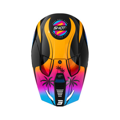 Casco BMX SHOT FURIOUS Junior Miami Orange Glossy