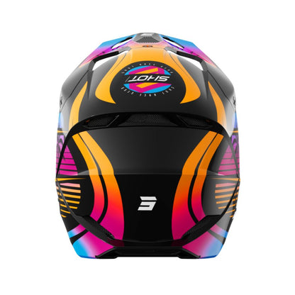 Casco BMX SHOT FURIOUS Junior Miami Orange Glossy