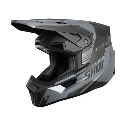 Casco BMX SHOT LITE S10 Black Grey Matt