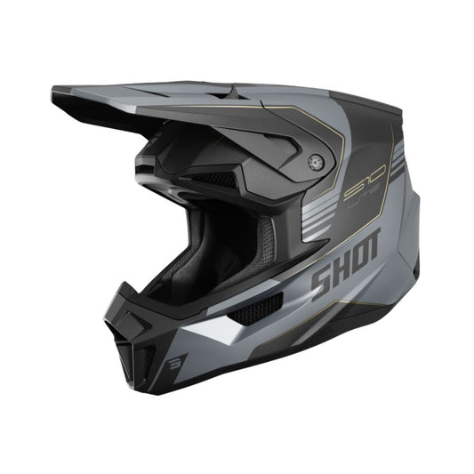 Casco BMX SHOT LITE S10 Black Grey Matt