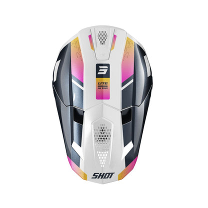 Casco BMX SHOT LITE Ultra Blue Orange Pink Pearly
