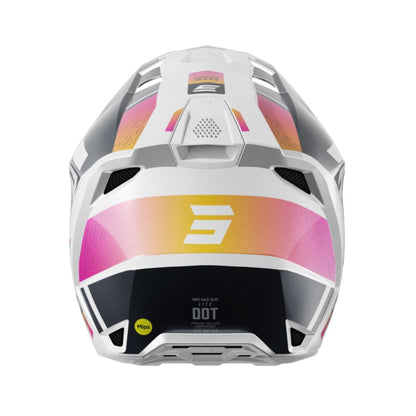 Casco BMX SHOT LITE Ultra Blue Orange Pink Pearly