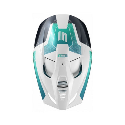 Casco BMX SHOT RACE Phaser Blue Turquoise Pearly