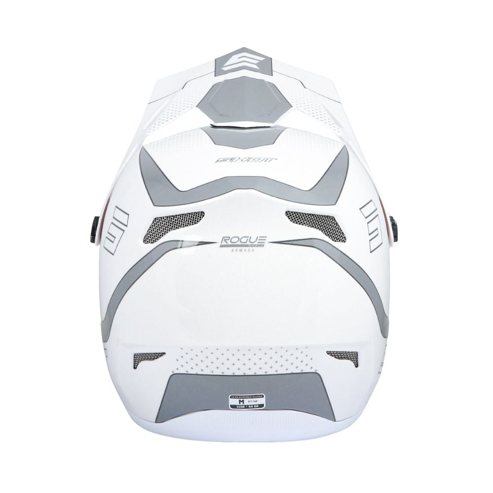 Casco BMX SHOT ROGUE Armada White Pearly
