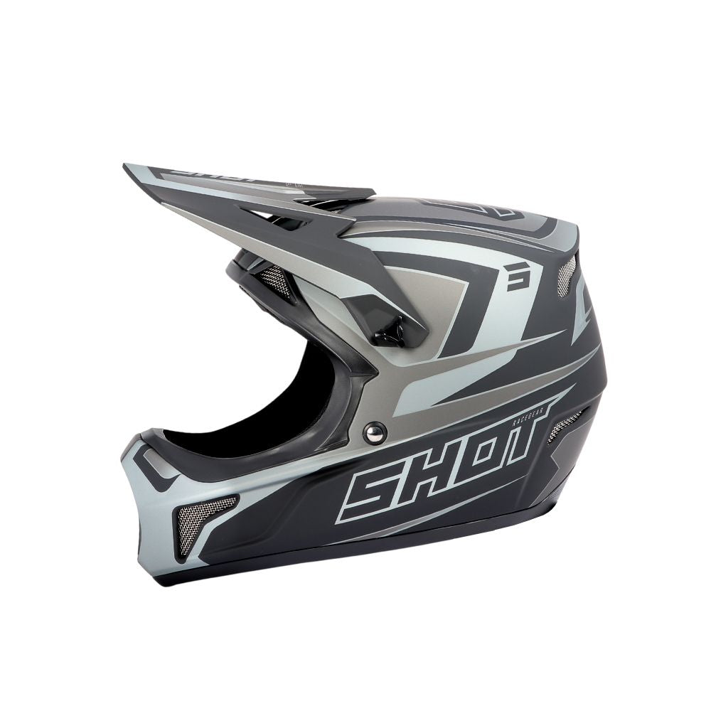 Casco BMX SHOT ROGUE Junior Level Black Matt