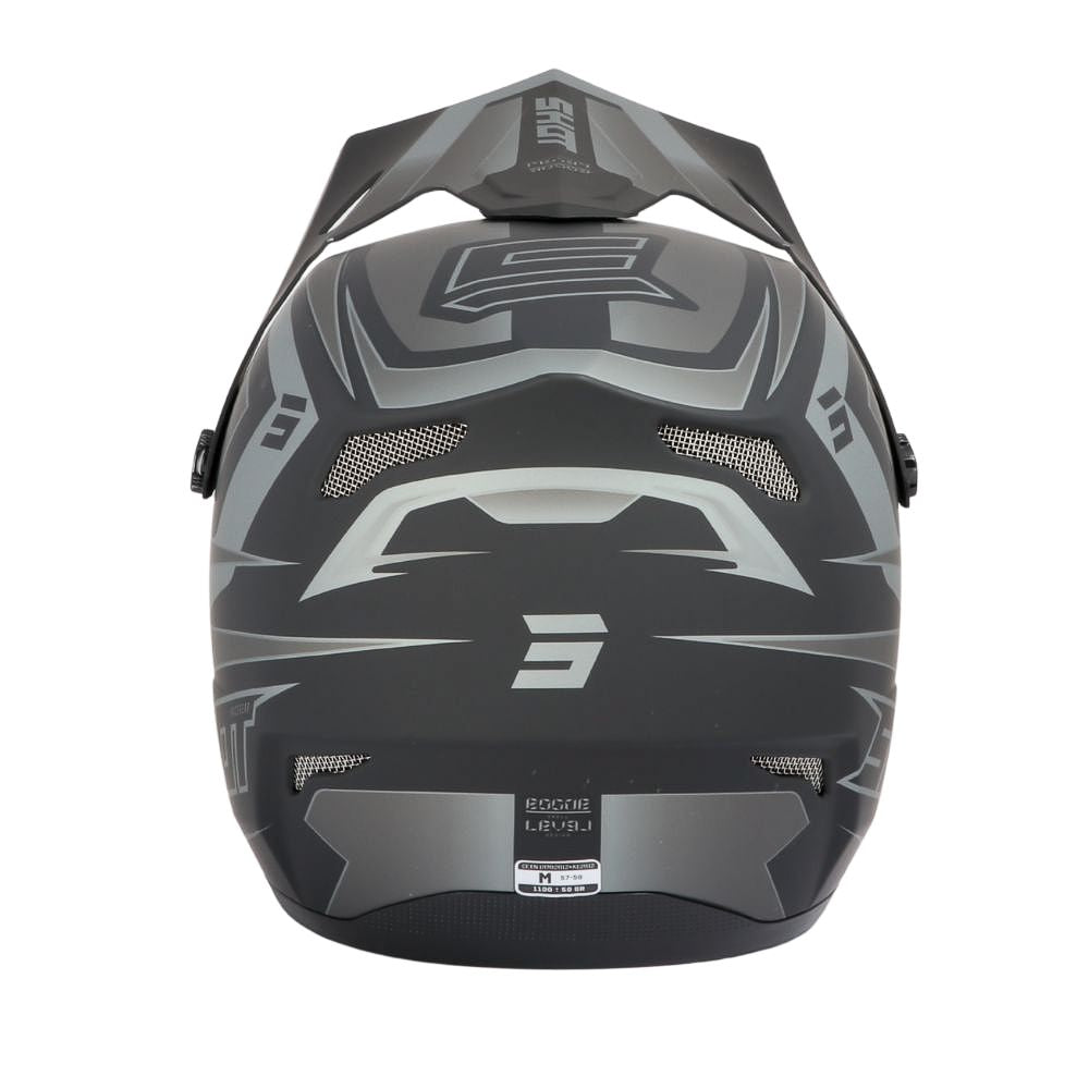 Casco BMX SHOT ROGUE Junior Level Black Matt