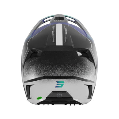 Casco BMX SHOT SPEED Junior Olymp Blue Pearly