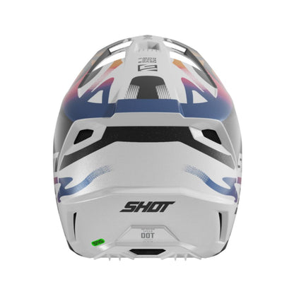 Casco BMX SHOT SPEED Wave Black White Pearly
