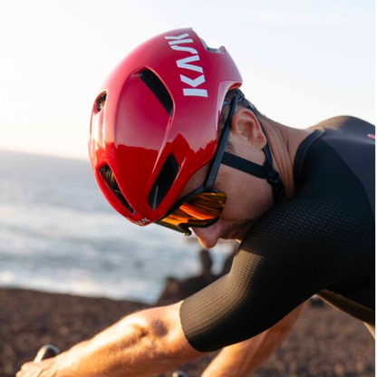 Casco de Carretera KASK UTOPIA Y Rojo
