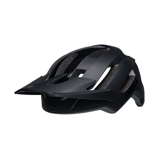 Casco de MTB BELL 4FORTY AIR MIPS negro mate — vista orientada hacia la izquierda