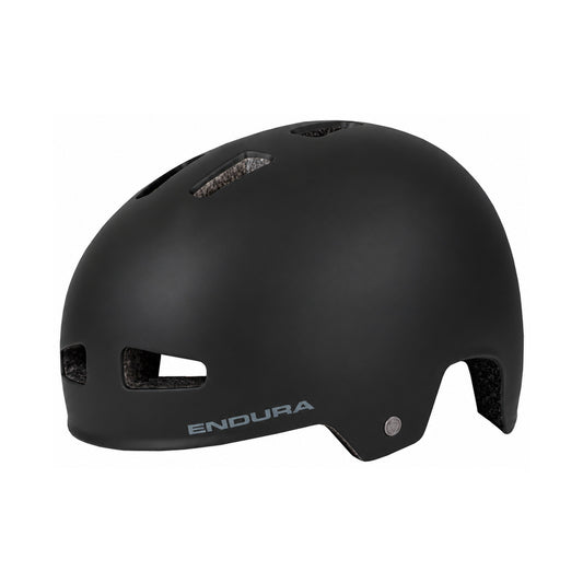 Casco tipo bol de BMX ENDURA PISSPOT negro — vista del producto