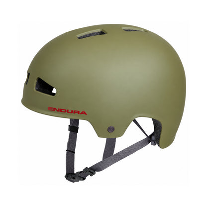 Casco tipo bol de BMX ENDURA PISSPOT verde — vista del producto
