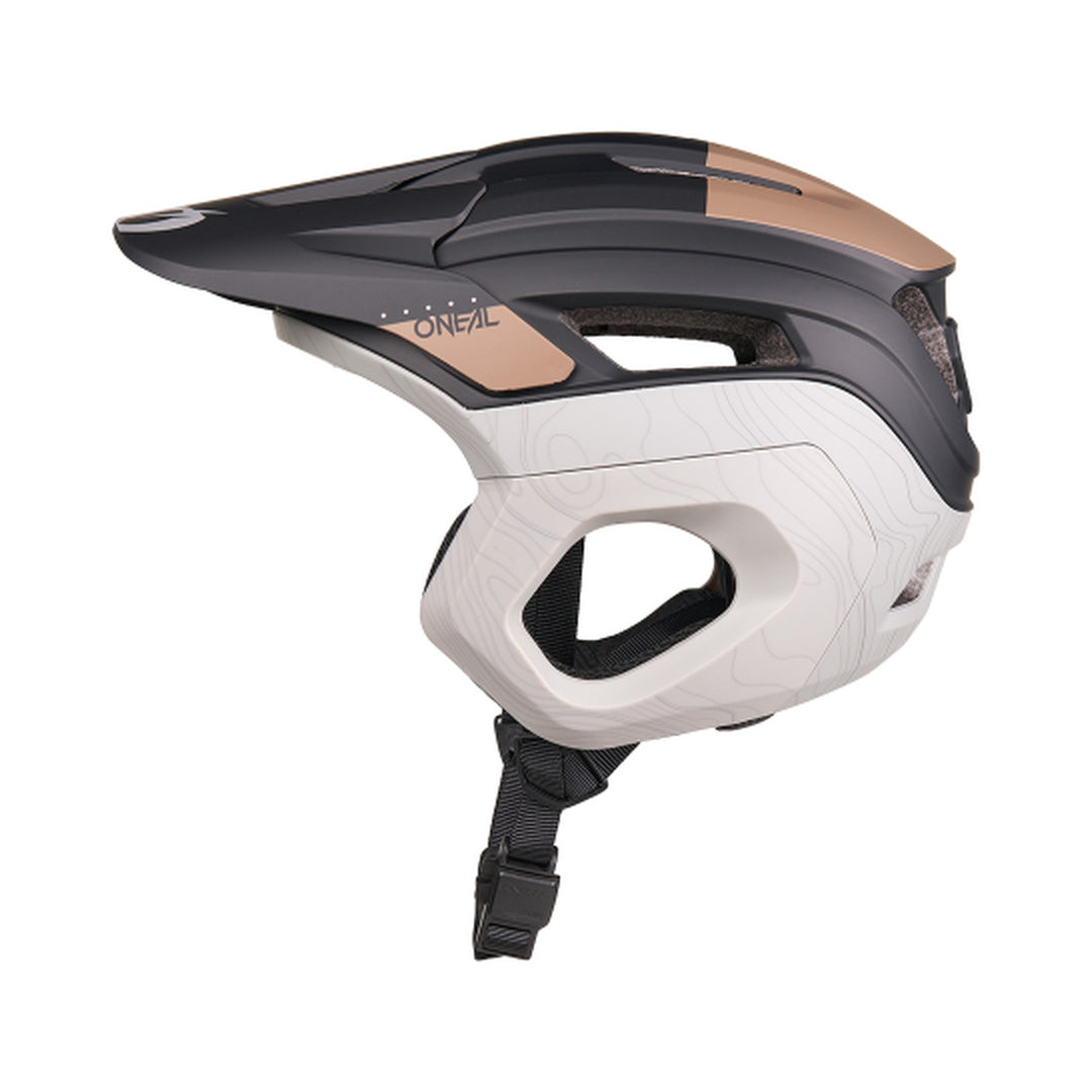 Casco de MTB O'NEAL TRAPPER EVO SOLID negro/marrón/gris — vista del producto