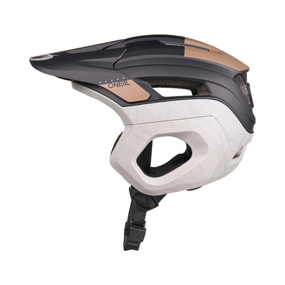 Casco de MTB O'NEAL TRAPPER EVO SOLID negro/marrón/gris — vista del producto