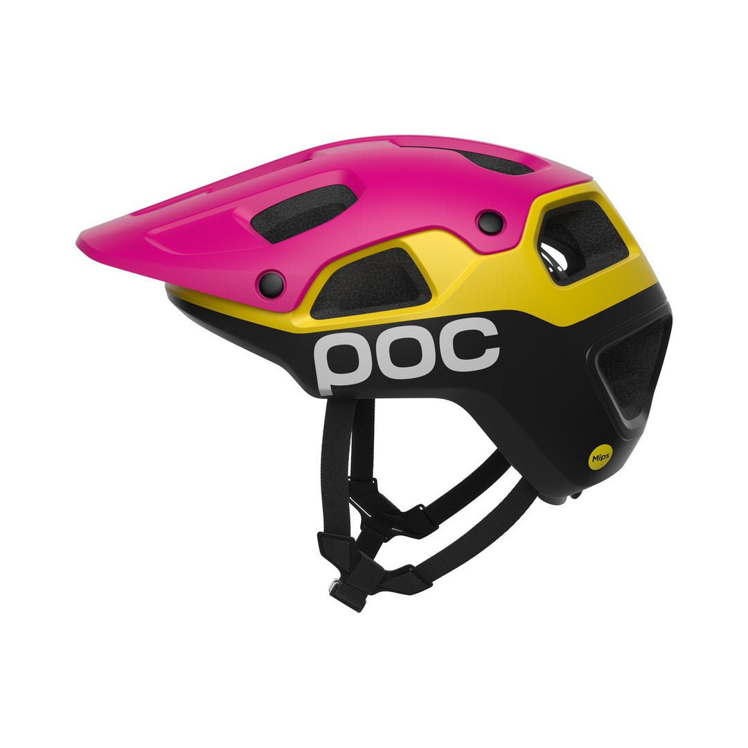 Casco de MTB POC CULARIS PURE rosa/amarillo/negro — vista del producto