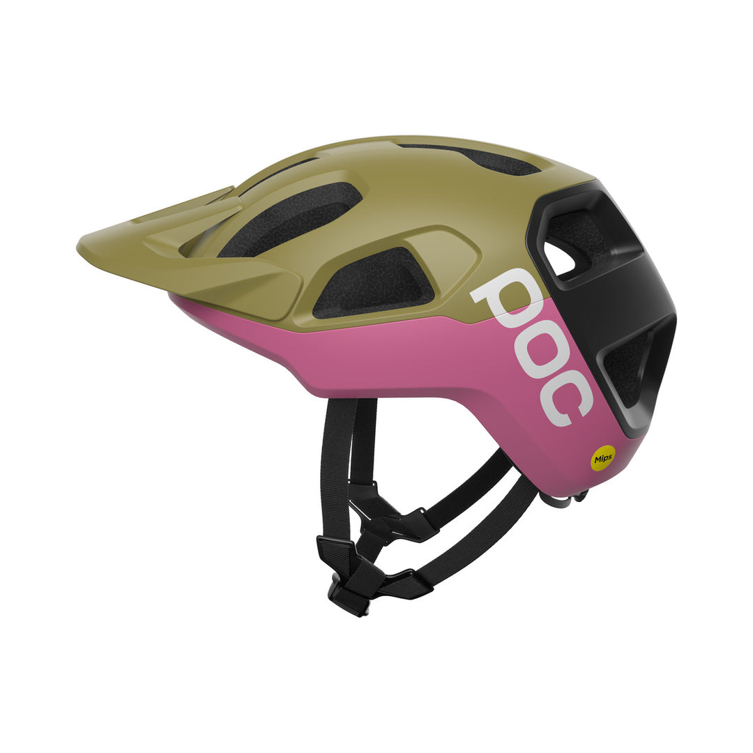 Casco de MTB POC CULARIS verde/rosa mate — vista del producto