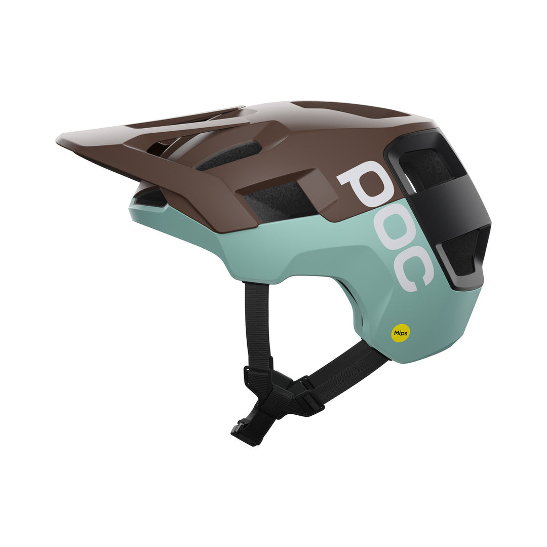Casco de MTB POC KORTAL RACE MIPS marrón/azul — vista del producto