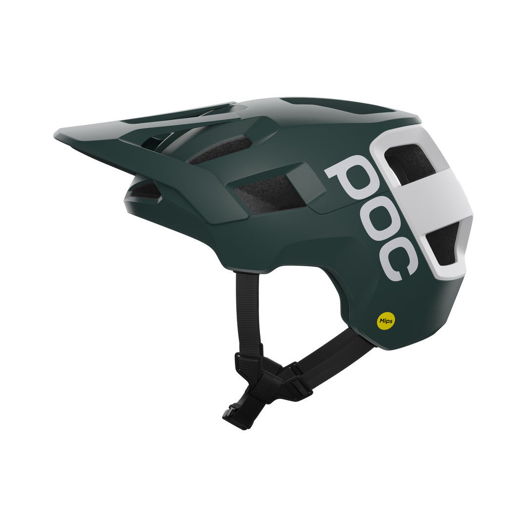 Casco de MTB POC KORTAL RACE MIPS caqui/blanco — vista del producto