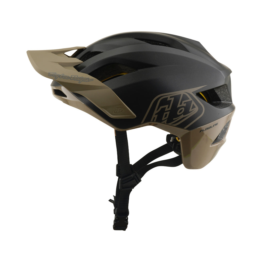 Casco de MTB TROY LEE DESIGNS FLOWLINE POINT MIPS gris carbón/color madera — vista del producto