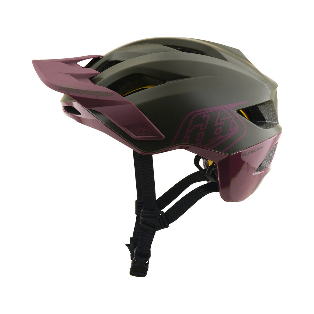 Casco de MTB TROY LEE DESIGNS FLOWLINE POINT MIPS gris/ciruela — vista del producto