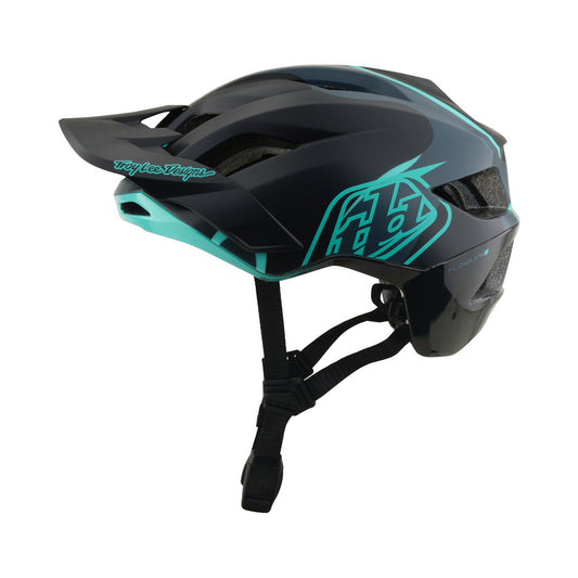 Casco de MTB TROY LEE DESIGNS FLOWLINE SE MIPS BADGE carbono/azul — vista del producto