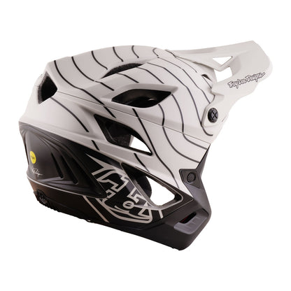 Casco de MTB TROY LEE DESIGNS STAGE STUNT AIRWAVES PUMICE MIPS blanco/negro — vista adicional 3