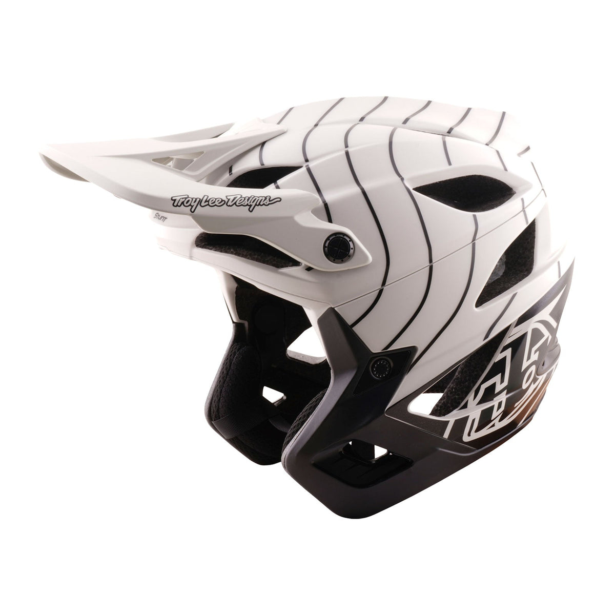 Casco de MTB TROY LEE DESIGNS STAGE STUNT AIRWAVES PUMICE MIPS blanco/negro — vista adicional 5